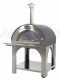 AgriEuro Cibus Inox 100x80 cm Wood-fired Oven for Outdoor - Cooking capacity: 5 pizzas