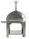 AgriEuro Cibus Inox 100x80 cm Wood-fired Oven for Outdoor - Cooking capacity: 5 pizzas