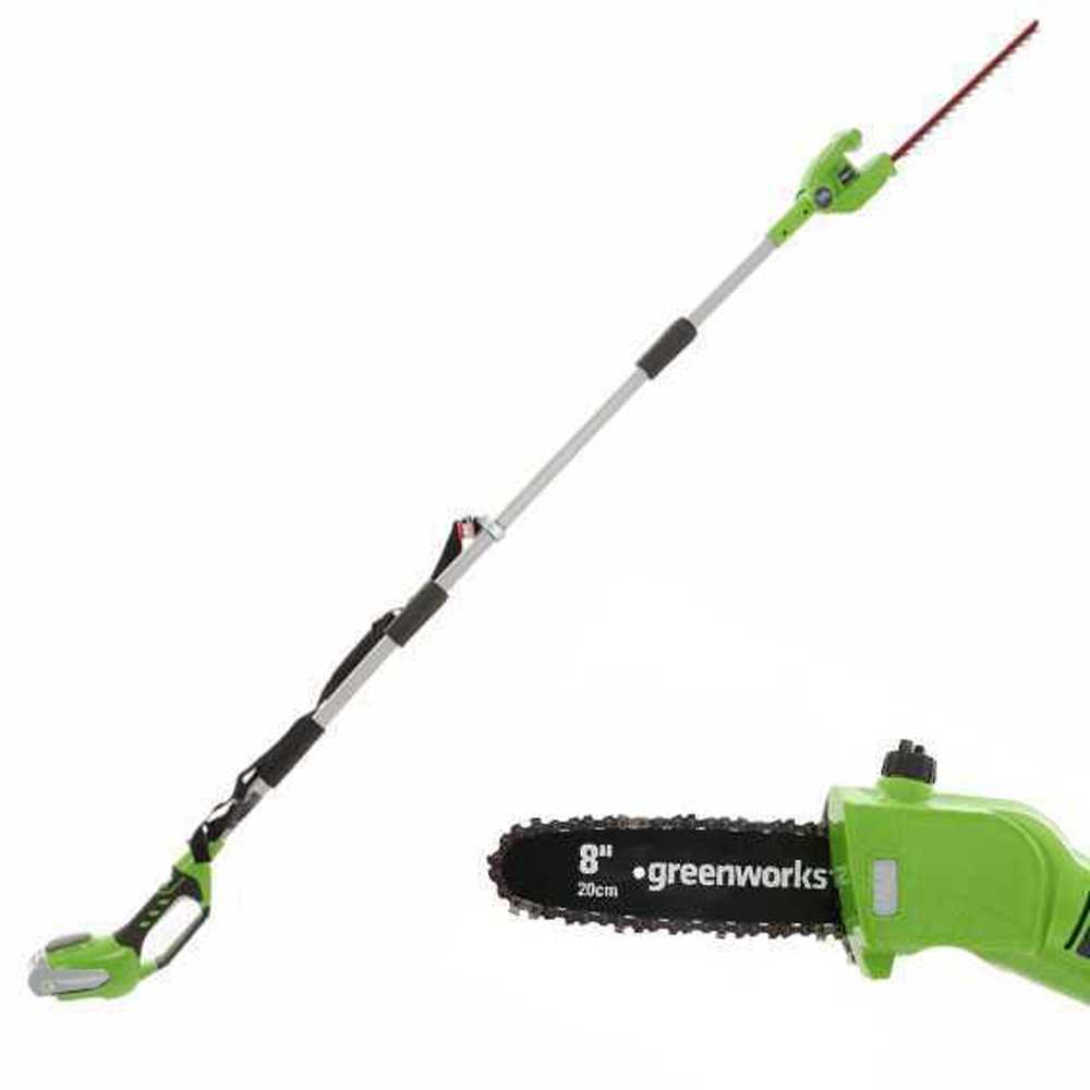 Greenworks electric outlet pole saw