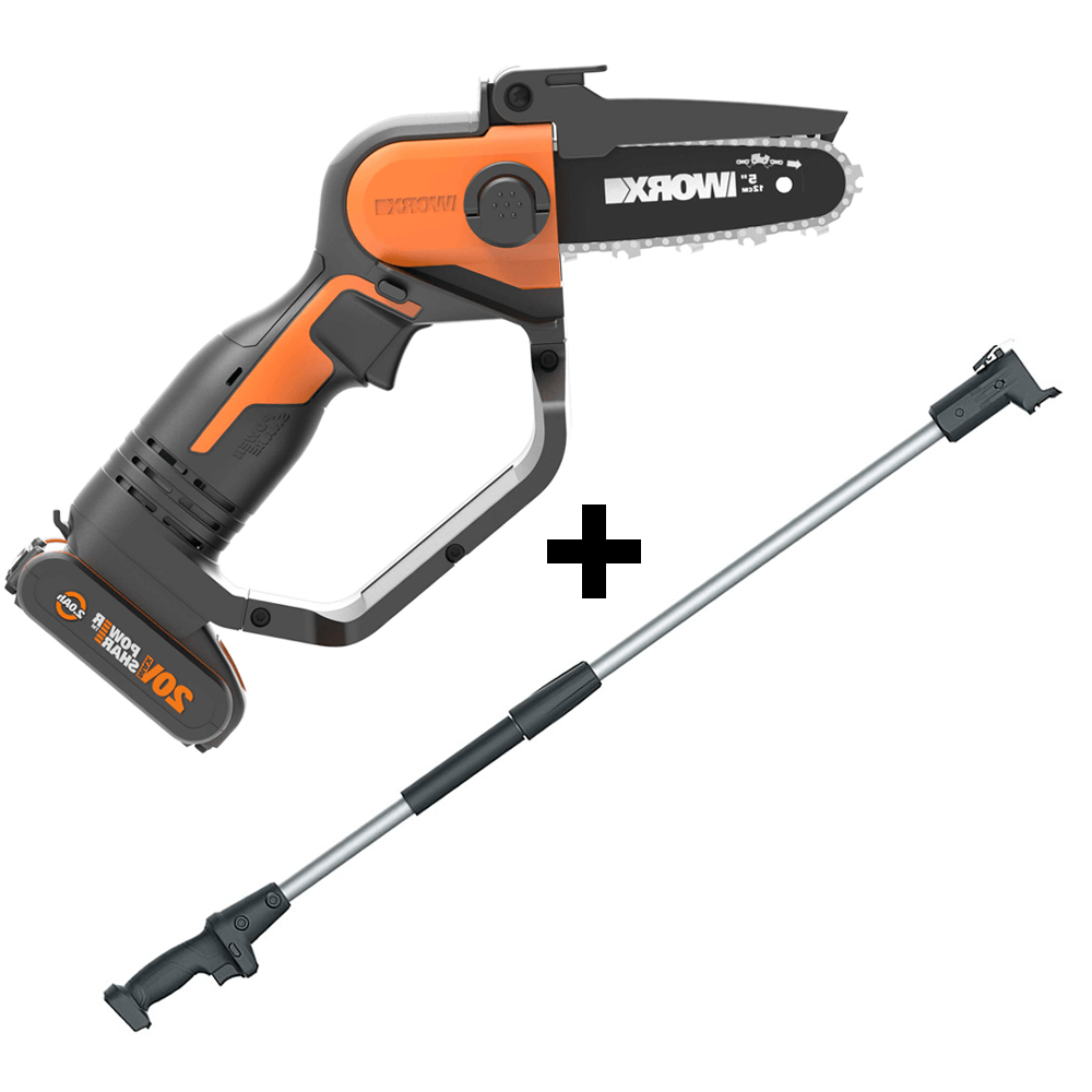 Questions Answers WORX WG324 pruner 20 V 2Ah battery best