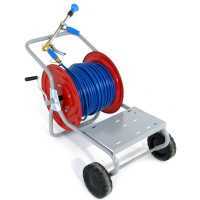 Cart with galvanized Hose Reel - 40 bar lance , best deal on AgriEuro