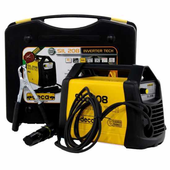 Deca SIL 208 Inverter Welding Machine - 80 Max Amp - 230V power supply - tool kit