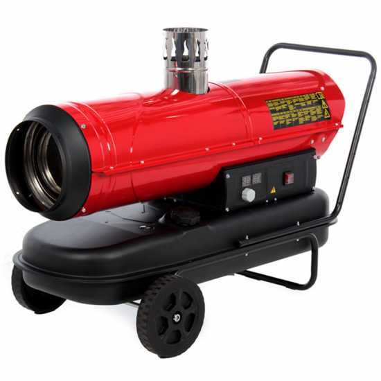 GeoTech IDH 3000 Indirect Diesel Hot Air Generator - Provided with trolley kit