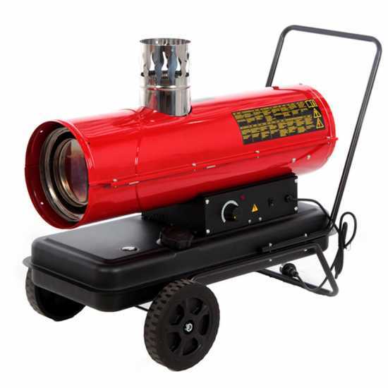 GeoTech IDH 2000 Indirect Diesel Hot Air Generator - Provided with trolley kit