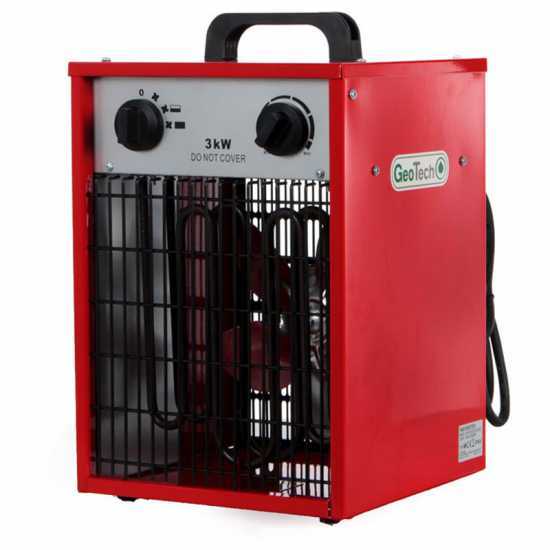 GeoTech EH 300 S Electric Fan Heater - Single-phase electric motor