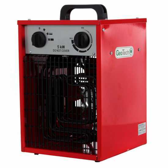 GeoTech EH 500 T - Electric Hot Air Generator with Fan - Three-phase