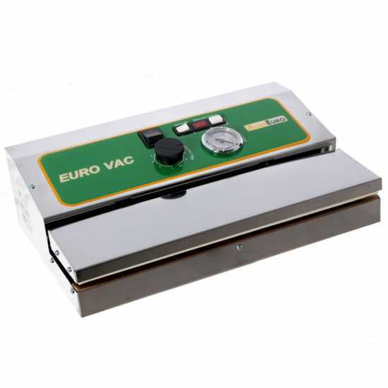 Euro VAC Manual Vacuum Sealer - Entirely Made in Stainless Steel