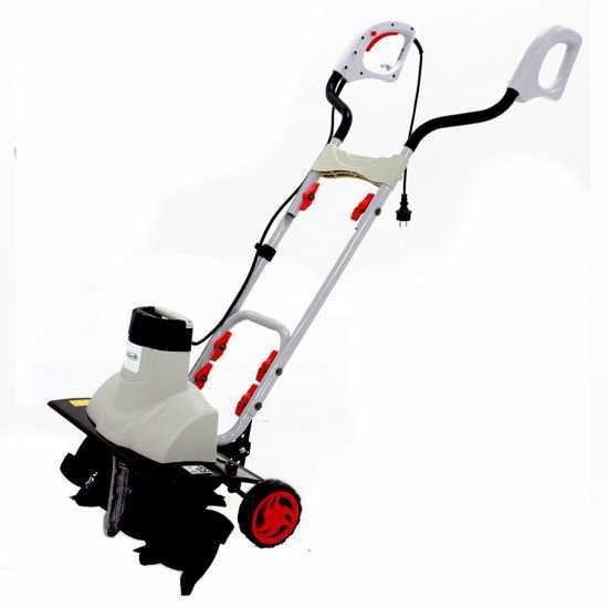 GeoTech EC 1500-6 GardenTiller with1500 Watt Electric Motor, 6 Rows of Rotary Hoes