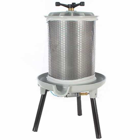 Grifo PEA40 Pneumatic Fruit Press - Stainless Steel Tank with 40 L Capacity