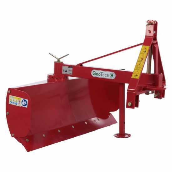 GeoTech DL140 Tractor-mounted Grader Blade - 360&deg; Rotation and Adjustable Arm