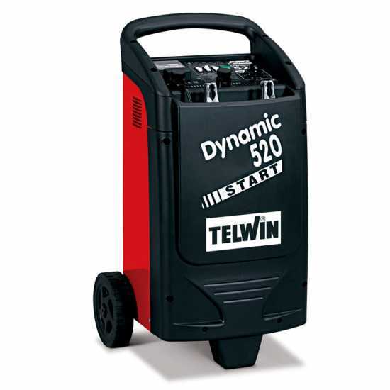 Telwin Dynamic 520 Start Car Battery Charger and Starter - WET/START-STOP 12/24 V batteries