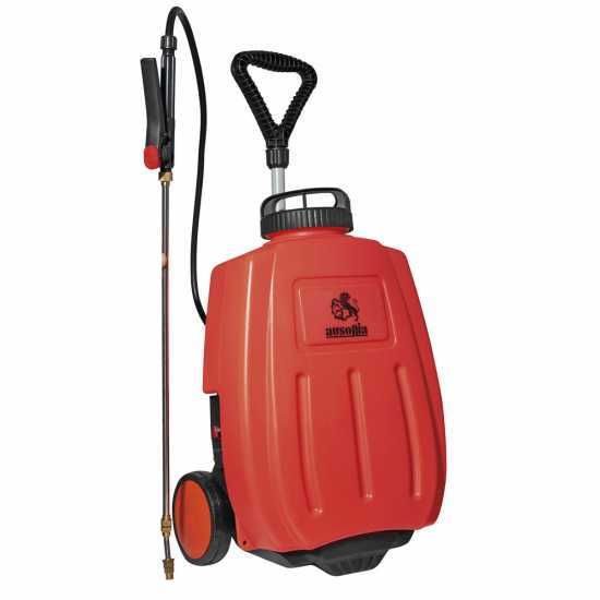 Ausonia - 16 L Wheeled Backpack Sprayer Pump - 12 V Battery - 10 Ah 