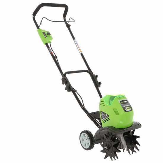 Greenworks G40TL 40 V Wheeled Electric Battery-powered GardenTiller 40 V 4 Ah Battery