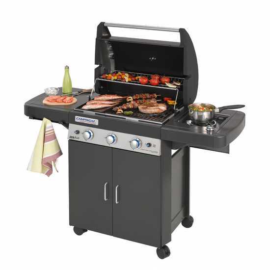 Campingaz 3 Series LS Plus D Dualgas Gas or Methane Grill - with Oven, Grid and Griddle - Culinary Modular