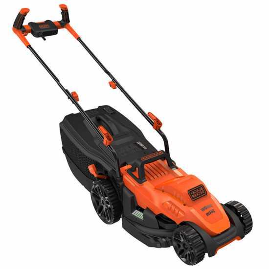 Black&amp;Decker BEMW461BH-QS Electric Lawn Mower - 34 cm Cutting Width, 1400W Power