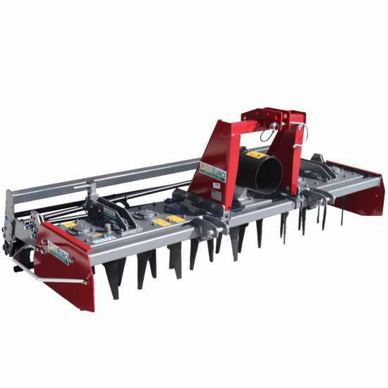 RF230 Power Harrow - 230 cm Working Width - 22 Blades Medium Series - Cage Roller