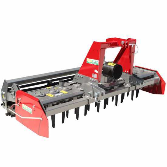 RF250 Power Harrow - 250 cm Working Width - 22 Blades Heavy Series - Cage Roller