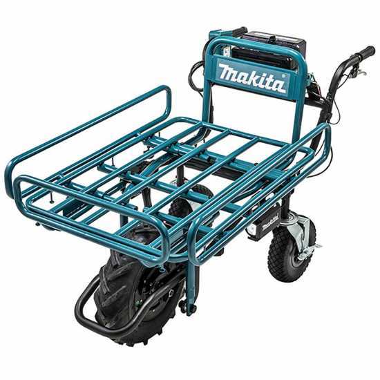 Makita DCU180 electric wheelbarrow with tubular frame - WITHOUT BATTERIES