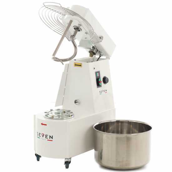 Seven Italy GHR 30 2V - Spiral mixer - 400V - With wheels and timer - 2 Speeds