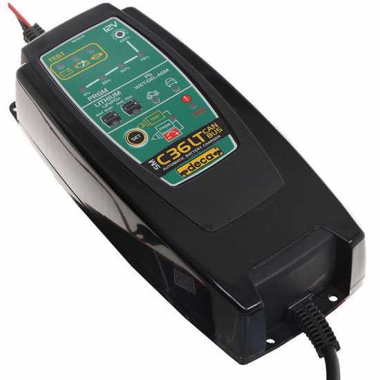 Automatic battery charger and DECA SM C36LT CANBUS battery maintainer - batteries up to 150 Ah