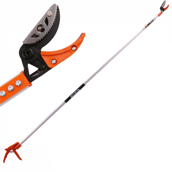 GeoTech FP-180- Pruning Shears on fixed pole with Cut and Hold system