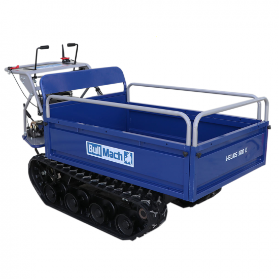 BullMach Helios 500 E Tracked Power Barrow - Hydraulic Extendable Barrow 500 Kg