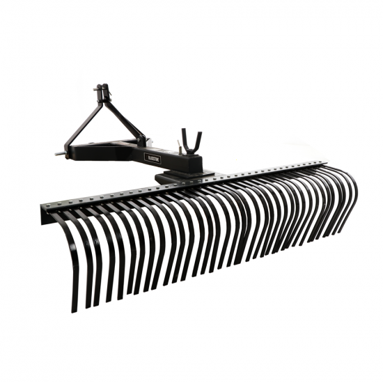 Blackstone B-HLRK 180 Heavy Tractor-mounted Landscape Rake with 3-point Hitch