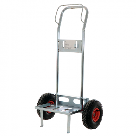 GeoTech MBC Battery Trolley - With two Large Pneumatic Wheels for Moving