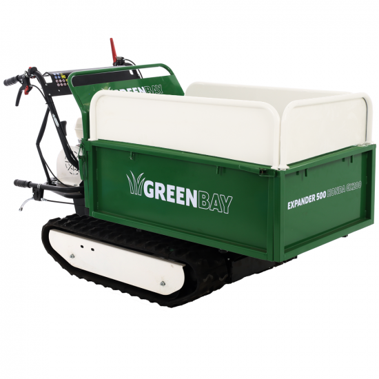 GreenBay EXPANDER 500 HONDA GX200 Tracked Power Barrow - Extendable body - 500 kg Load capacity