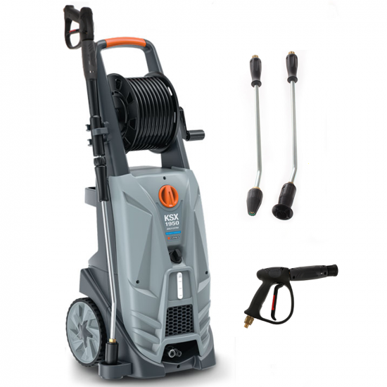 Comet KSX 1950 Gold Plus Pressure Washer - Max 180 bar - Hose Reel