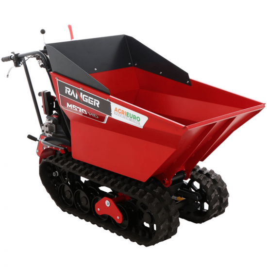 Ranger M570 HD-E Dumper Tracked Power Barrow - Honda GX200 Engine - Electric start