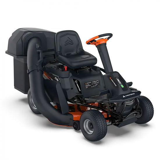 Yard Force E559 Battery-powered Riding-on Mower - 56V/50Ah - Grass Collection Bag, Side Discharge and Mulching