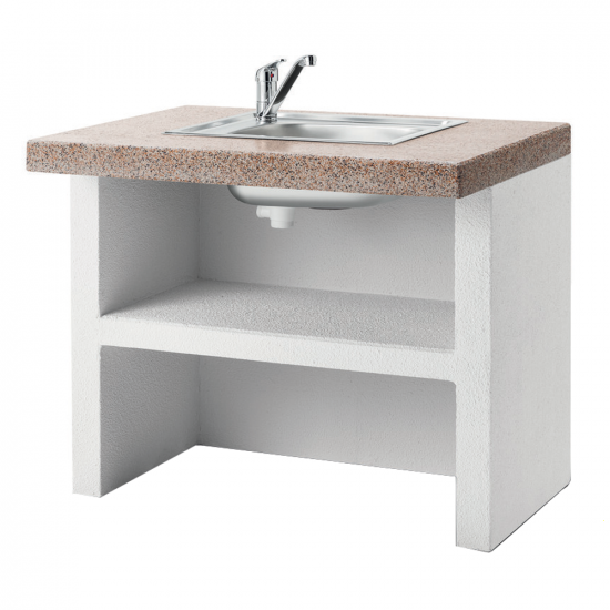 Palazzetti - Red Polished Sink Unit