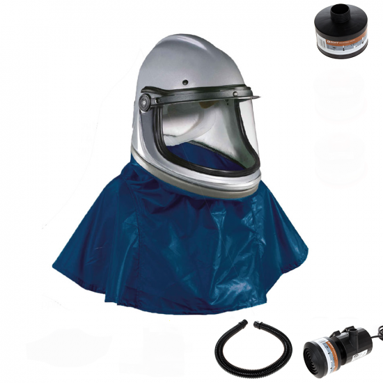 Agrofilter Spring Standard Protection - Ventilated Helmet - with Opening Visor