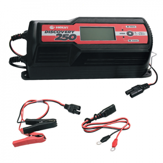 Helvi Discovery 250 - Automatic charger and battery maintainer - 12/24 V