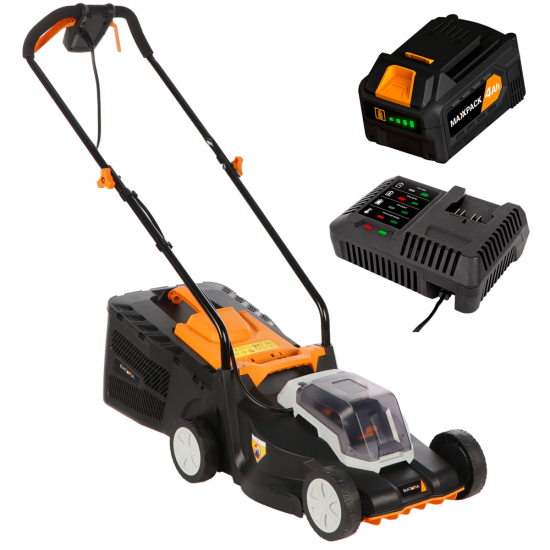 Batavia 7064713 - Battery-powered Lawn Mower - 18 V 4 Ah - 32 cm Cut