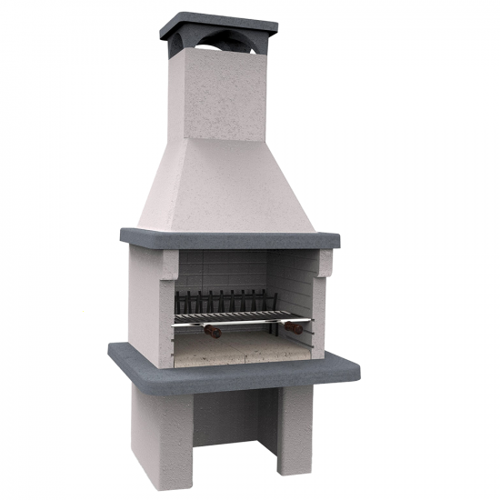 Edilmark Casale - Cement wood and charcoal barbecue