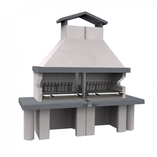 Edilmark Golia - Wood and Charcoal Masonry Barbecue