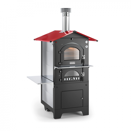 Fontana Rosso - Outdoor Wood-fired Oven 80X45 cm