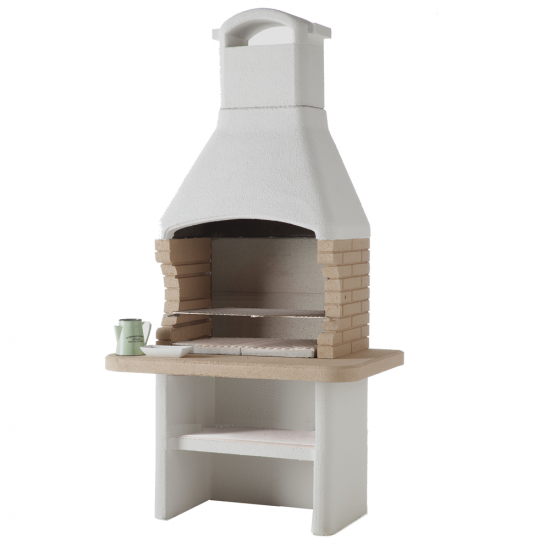 Palazzetti Tenerife 2 - Wood and charcoal masonry barbecue