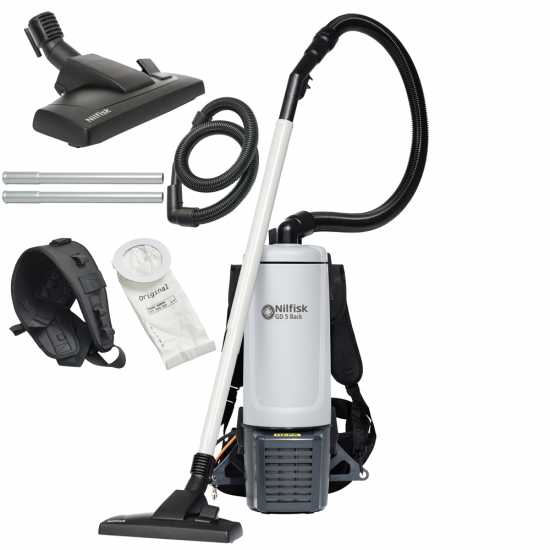 Nilfisk Gd5 Back Hepa Basic EU - Professional Backpack Vacuum Cleaner - 230V - 780W