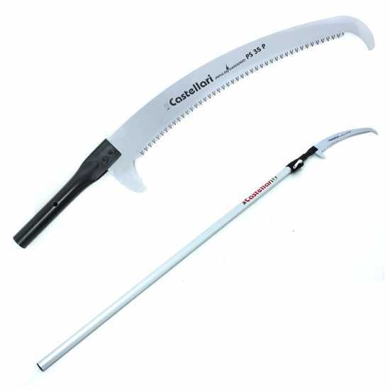 Pruning Saw on 3 m Aluminium Telescopic Pole - Castellari PS 35 PT