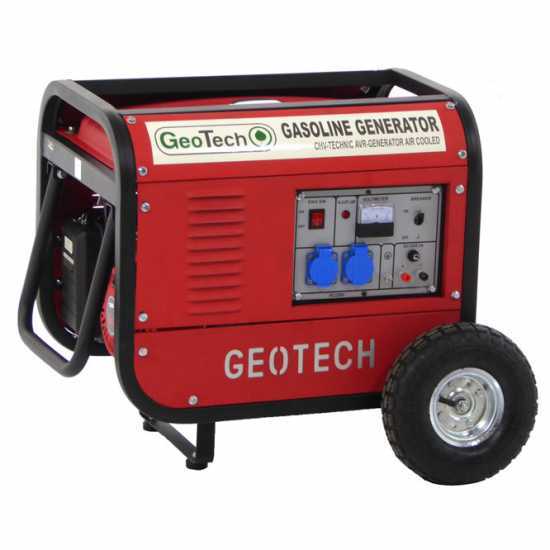 GeoTech GGSA3000 - Wheeled Power Generator with AVR 2.7 kW - DC 2.5 kW Single Phase