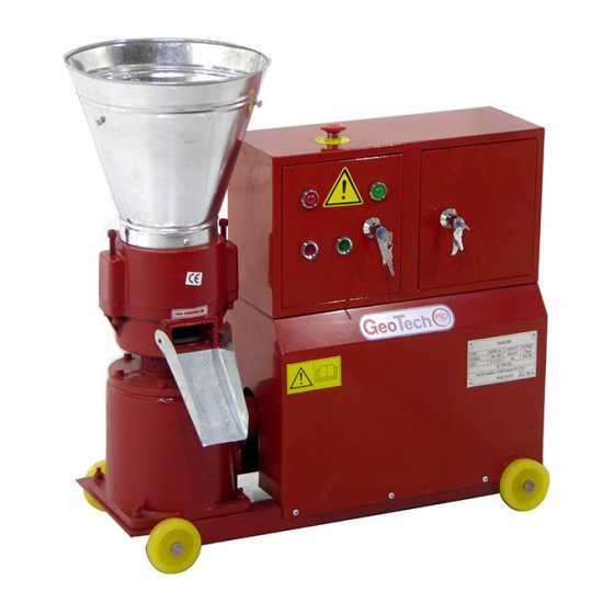 GeoTech EWPM120S - Single-phase Wood Pellet Machine - Home Production of Pellet for Heating