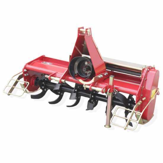 GeoTech Pro LRT-115 - Light Series Tractor Rotary Tiller - with Manual Displacement