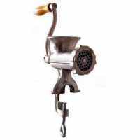 Reber 8685N n&deg;10 Hand crank manual Meat Grinder - Food-safe cast iron meat mincer