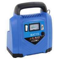 Awelco BAT 15 Portable Car Battery Charger - Single-Phase Power Supply - 12/24V Batteries