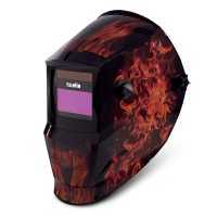 Telwin Stream Flame Heavy-duty Automatic Welding Helmet - MMA, TIG, MIG