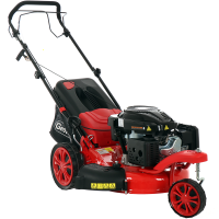 GeoTech Pro S47-3 BMSWG Self-propelled Petrol Lawn Mower, Single Front Pivoting Wheel - Loncin