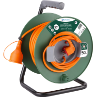 Electraline Cable reel - 50 m - Universal socket 3 x 1.5 (3 cables with 1.5 mm&sup2; section)